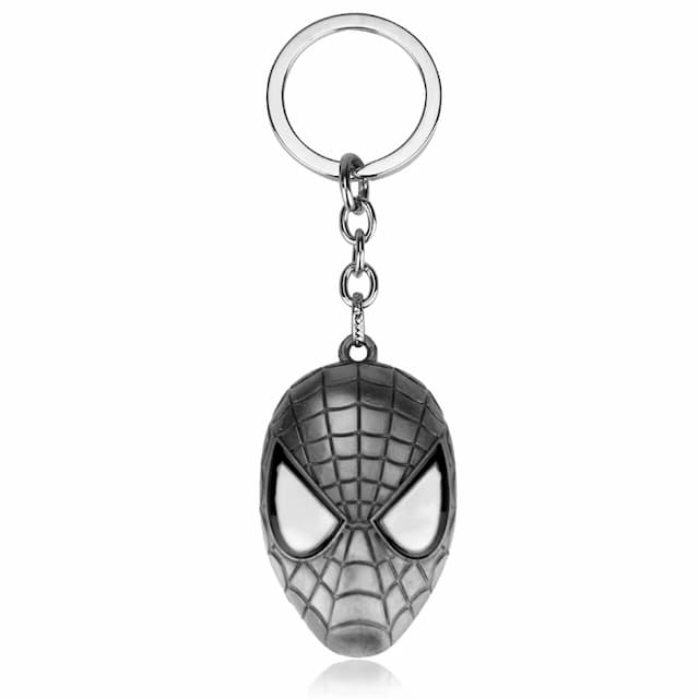 Mascara Spiderman Plateada